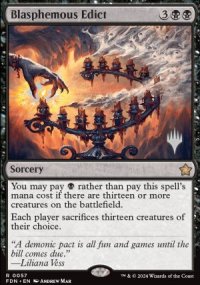 dit blasphmatoire - Planeswalker symbol stamped promos
