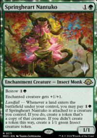 Nantuko cur-de-printemps - Planeswalker symbol stamped promos