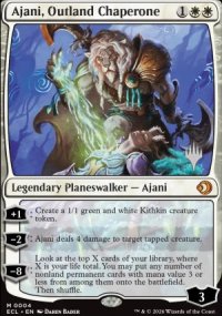 Ajani, chaperon de l'horizon - Planeswalker symbol stamped promos