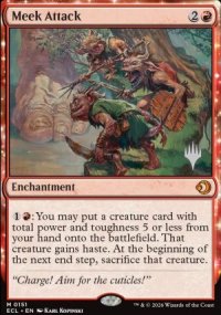 Attaque modeste - Planeswalker symbol stamped promos