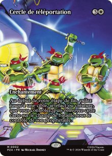 Cercle de t�l�portation - Teenage Mutant Ninja Turtles Source Material