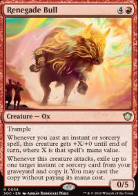 Renegade Bull - Secrets of Strixhaven Commander Decks