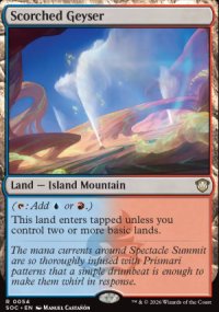 Scorched Geyser - Secrets of Strixhaven Commander Decks