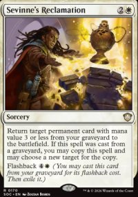 Sevinne's Reclamation - Secrets of Strixhaven Commander Decks