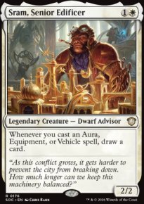 Sram, Senior Edificer - Secrets of Strixhaven Commander Decks