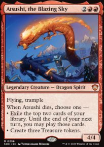 Atsushi, the Blazing Sky - Secrets of Strixhaven Commander Decks