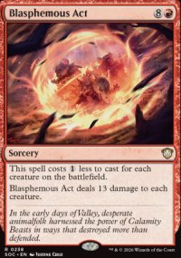 Blasphemous Act - Secrets of Strixhaven Commander Decks