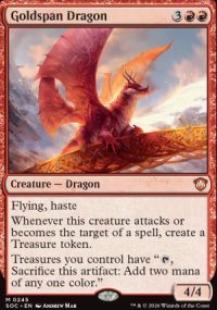 Goldspan Dragon - Secrets of Strixhaven Commander Decks