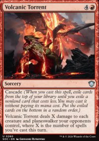 Volcanic Torrent - Secrets of Strixhaven Commander Decks