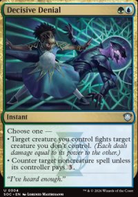 Decisive Denial - Secrets of Strixhaven Commander Decks