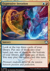 Expressive Iteration - Secrets of Strixhaven Commander Decks