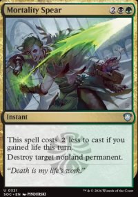 Mortality Spear - Secrets of Strixhaven Commander Decks