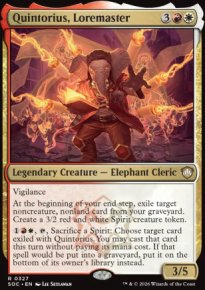 Quintorius, Loremaster - Secrets of Strixhaven Commander Decks