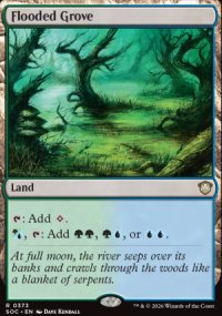 Flooded Grove - Secrets of Strixhaven Commander Decks