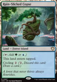Rain-Slicked Copse - Secrets of Strixhaven Commander Decks