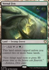 Vernal Fen - Secrets of Strixhaven Commander Decks
