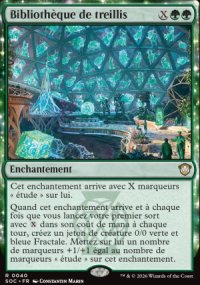 Biblioth�que de treillis - Secrets of Strixhaven Commander Decks