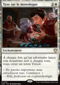 Taxe sur le monologue - Secrets of Strixhaven Commander Decks