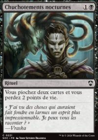 Chuchotements nocturnes - Secrets of Strixhaven Commander Decks