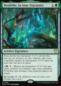 Ozolithe, la tour fracass�e - Secrets of Strixhaven Commander Decks