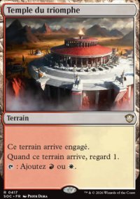 Temple du triomphe - Secrets of Strixhaven Commander Decks