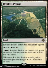 Prairie tourment�e - The List