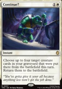 Continue? - Teenage Mutant Ninja Turtles Eternal Legal