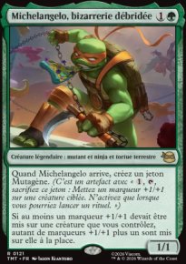 Michelangelo, bizarrerie d�brid�e - Teenage Mutant Ninja Turtles