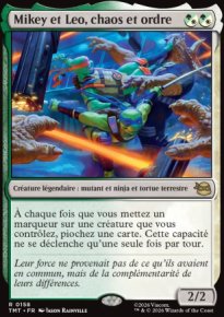 Mikey et Leo, chaos et ordre - Teenage Mutant Ninja Turtles